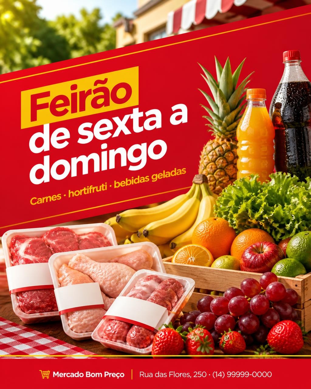 Banner de promoção feito no app